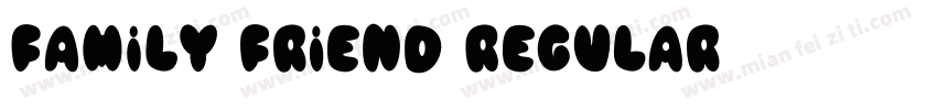 FAMILY friend Regular字体转换